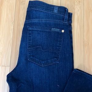 7 for all mankind denim size 27 bootcut medium wash excellent condition